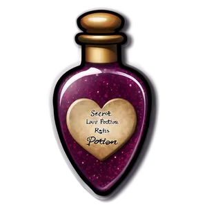 Secret Love Potion Recipe PNG Qjs PNG