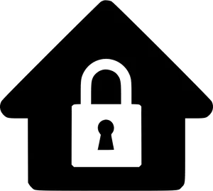 Secure Home Icon PNG image