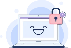 Secure Login Icon Laptop PNG image