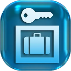 Secure Travel App Icon PNG image
