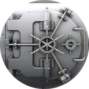 Secure Vault Door Image PNG image