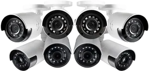 Security Camera Array PNG image