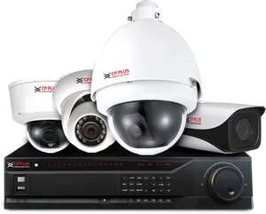 Security_ Camera_ System_ Setup PNG image