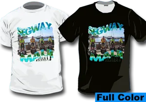 Segway Maui Tour Tshirt Design PNG image
