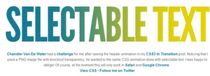 Selectable Text Graphic PNG image