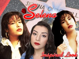 Selena Quintanilla Inspired Look PNG image