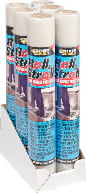 Self Adhesive Carpet Protector Rolls In Box PNG image