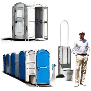 Self-contained Porta Potty Png 06212024 PNG image