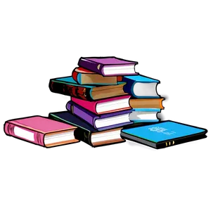 Self-help Books Pile PNG 46 PNG