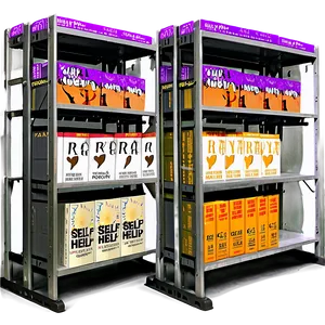 Self-help Books Shelf PNG 29 PNG