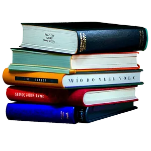 Self-help Books Stack PNG 59