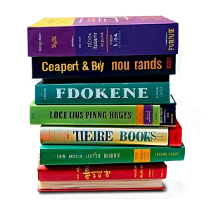 Self-help Books Stack Png Snv54 PNG image