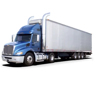 Semi Truck Highway Drive PNG 05042024 PNG
