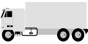 Semi Truck Silhouette