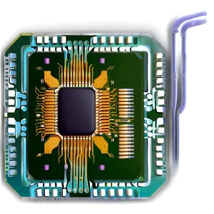 Semiconductor Microchip Vector Png Rqr PNG image