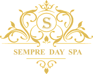 Sempre Day Spa Elegant Logo Design
