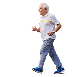 Senior Citizen Running PNG 05212024