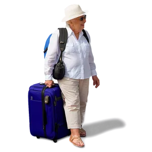 Senior Couple Traveling Png Ssi72 PNG image