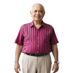 Senior Man Standing Portrait Png 05252024 PNG image