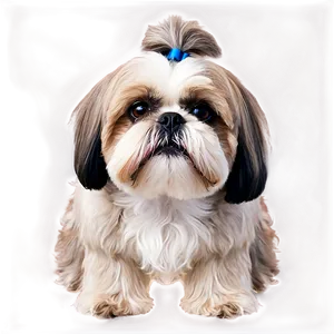 Senior Shih Tzu Portrait Png 7 PNG image