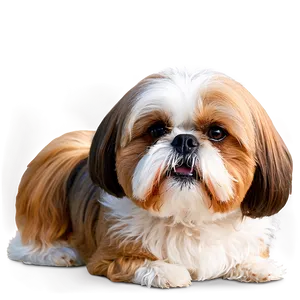 Senior Shih Tzu Portrait PNG 95