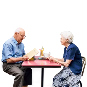 Seniors At Book Club Png Nuu52 PNG image