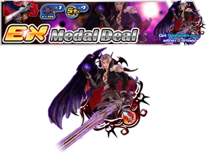Sephiroth_ E X_ Medal_ Deal_ Promotion PNG
