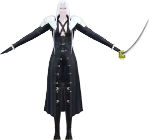 Sephiroth Final Fantasy V I I Character Render PNG