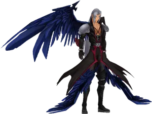 Sephiroth Final Fantasy Villain PNG