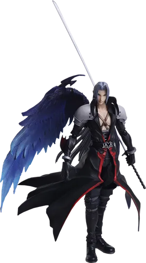 Sephiroth Final Fantasy Villain PNG image