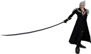 Sephiroth Final Fantasy Villain PNG