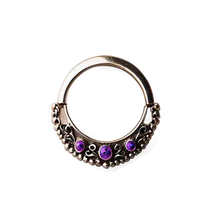 Septum Piercing Fashion Statement Png 8 PNG image