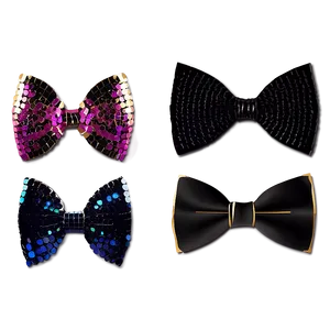 Sequin Bow Tie Glam Png Ktw70 PNG image