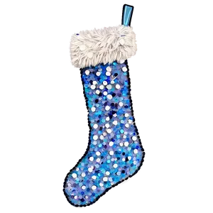 Sequin Christmas Stocking PNG Rsn68 PNG