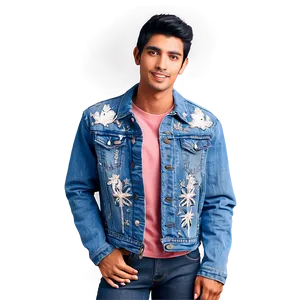 Sequin Denim Jacket PNG 06132024 PNG