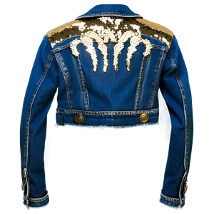 Sequin Denim Jacket PNG Dbj15 PNG