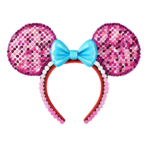 Sequin Mouse Ears PNG 06292024