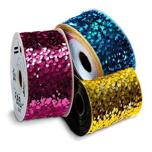 Sequin Ribbon Glitter PNG 06242024 PNG