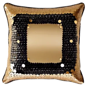 Sequin Throw Pillow PNG 06282024
