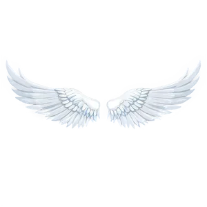 Seraphic White Wings Drawing Png Eyv PNG image