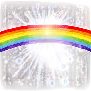 Serendipitous Radiant Rainbow PNG Rmb