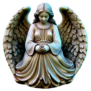 Serene Angel Sculpture PNG 06202024 PNG