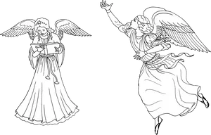 Serene Angels Illustration