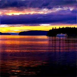 Serene Bainbridge Island Ferry PNG 06292024 PNG