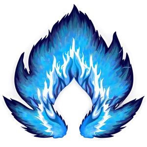 Serene Blue Flames Png 22 PNG image