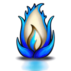 Serene Blue Flames Png 70 PNG image