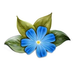 Serene Blue Flower PNG Jsn