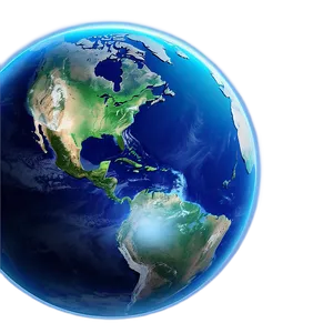 Serene Blue Planet View PNG 10 PNG