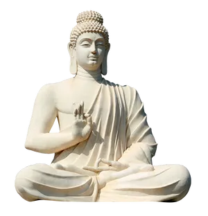 Serene Buddha Statue PNG image