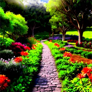Serene Garden Trail PNG 78 PNG